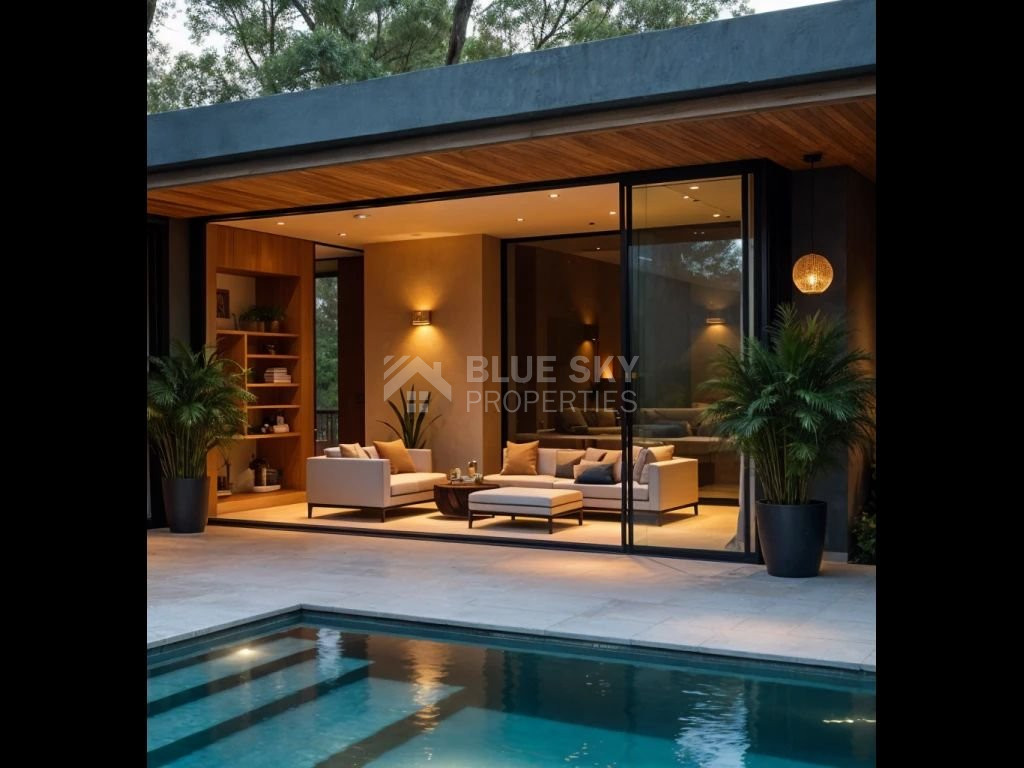 Three bedroom detached villa for sale in Pissouri village, Limassol