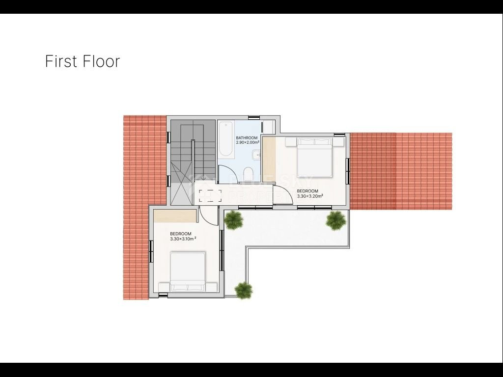 Three bedroom detached villa for sale in Pissouri village, Limassol