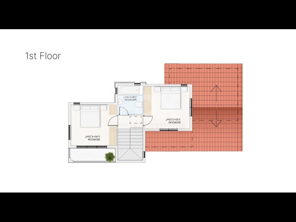 Three bedroom detached villa for sale in Pissouri village, Limassol