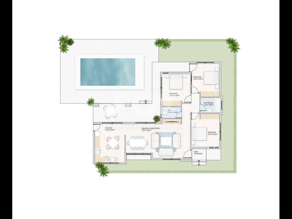 Two bedroom bungalow for sale in Pissouri village, Limassol