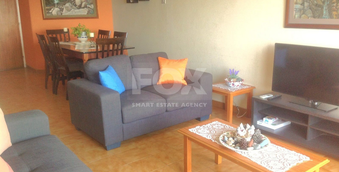 Three bedroom sea view apartment for rent in City center of Limassol
