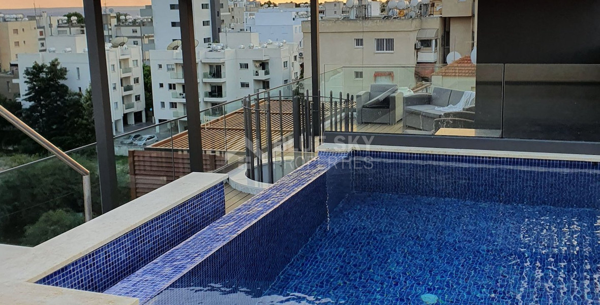 Four bedroom penthouse with private pool for sale in Potamos Germasogeias, Limassol