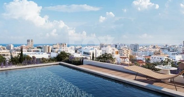 Top Floor Three bedroom apartment with Roof Garden for sale in Mesa Geitonia, Limassol