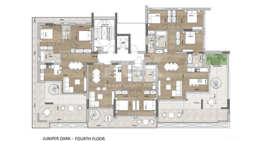 Top Floor Three bedroom apartment with Roof Garden for sale in Mesa Geitonia, Limassol