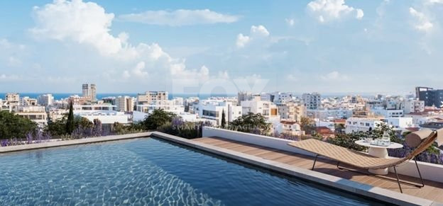 Top Floor Two bedroom apartment with Roof Garden for sale in Mesa Geitonia, Limassol