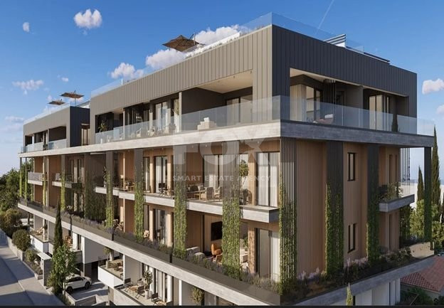 Top Floor Two bedroom apartment with Roof Garden for sale in Mesa Geitonia, Limassol