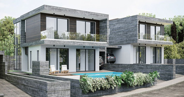 Luxury Three-Bedroom Villas for Sale in Geroskipou, Paphos – Panoramic Sea Views & Modern Design