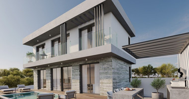 Luxury Three-Bedroom Villas for Sale in Geroskipou, Paphos – Panoramic Sea Views & Modern Design