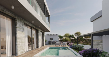 Luxury Three-Bedroom Villas for Sale in Geroskipou, Paphos – Panoramic Sea Views & Modern Design