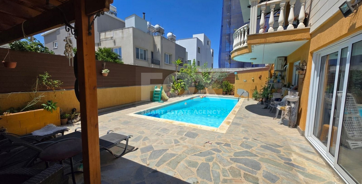 Renovated four-Bedroom Detached Villa for Sale in Agios Athanasios, Limassol – Resale Property with Partly Sea & City Views, Next to Green Area, No VAT