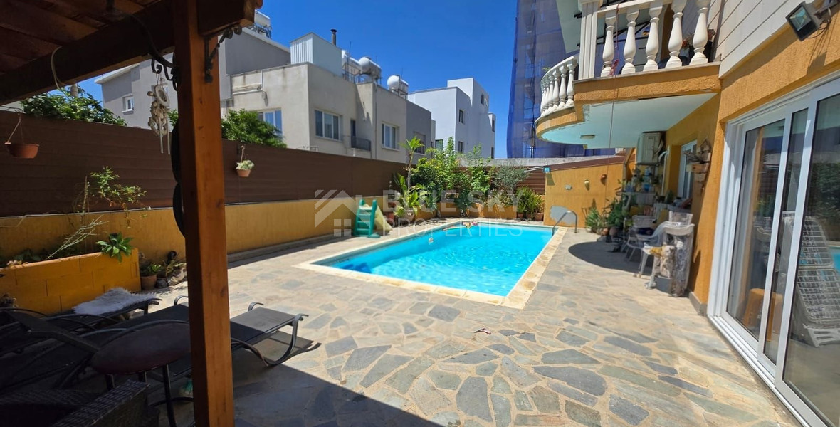 Renovated four-Bedroom Detached Villa for Sale in Agios Athanasios, Limassol – Resale Property with Partly Sea & City Views, Next to Green Area, No VAT