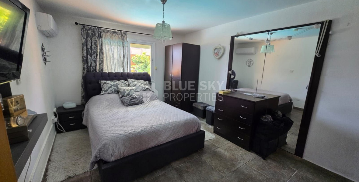 Renovated four-Bedroom Detached Villa for Sale in Agios Athanasios, Limassol – Resale Property with Partly Sea & City Views, Next to Green Area, No VAT