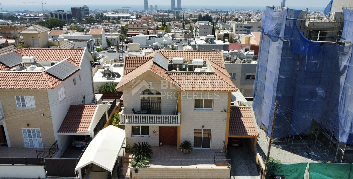 Renovated four-Bedroom Detached Villa for Sale in Agios Athanasios, Limassol – Resale Property with Partly Sea & City Views, Next to Green Area, No VAT