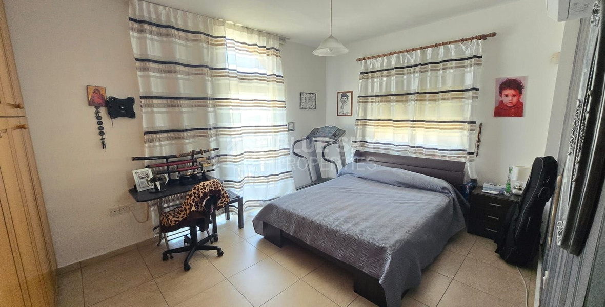 Renovated four-Bedroom Detached Villa for Sale in Agios Athanasios, Limassol – Resale Property with Partly Sea & City Views, Next to Green Area, No VAT