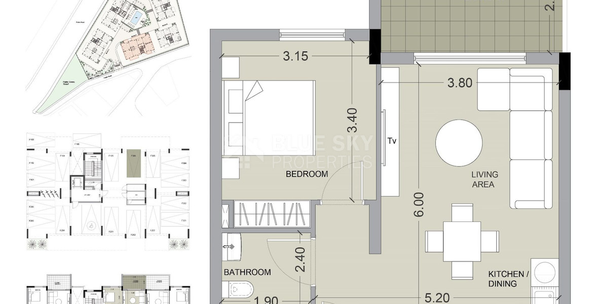 One bedroom apartment for sale in Asomatos, Limassol