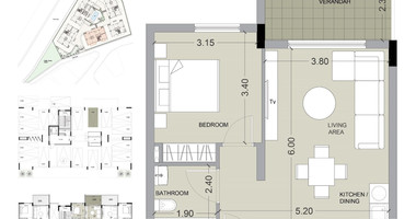 One bedroom apartment for sale in Asomatos, Limassol