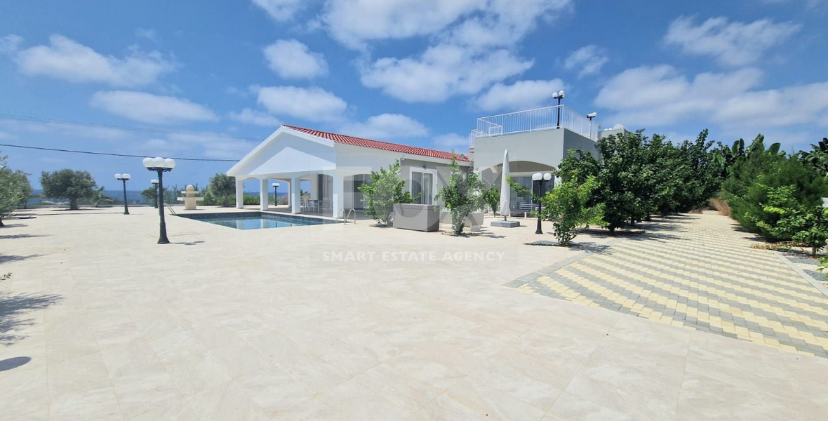 For Sale: Impressive, Brand New, Sea Front, Four Bedrooms Bungalow with Pool on a Huge Plot and Sea Views