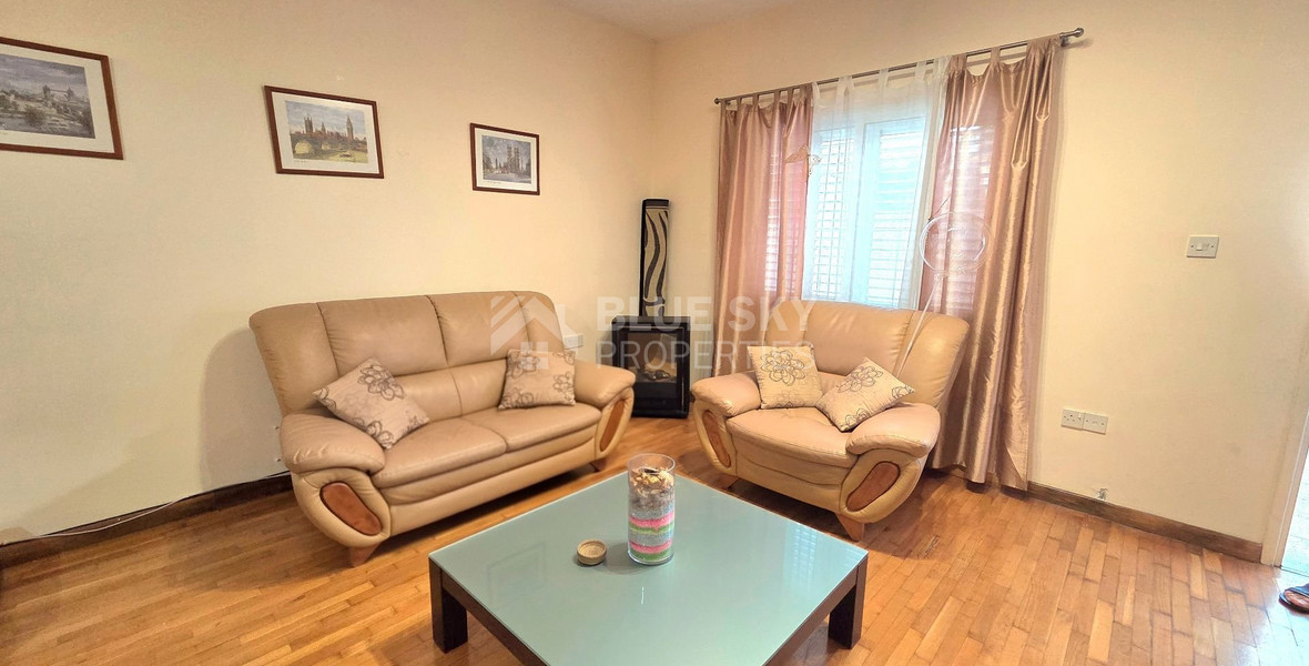 Three Bedroom Semi Detached house 100m from the sea for rent in Neapoli area Limassol