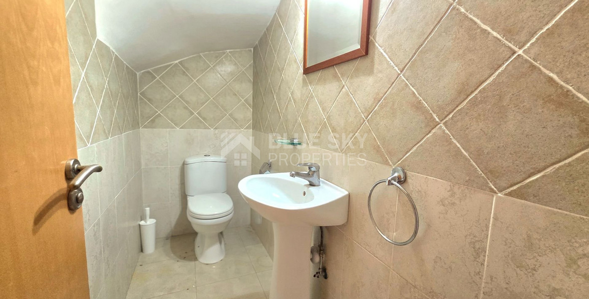 Three Bedroom Semi Detached house 100m from the sea for rent in Neapoli area Limassol
