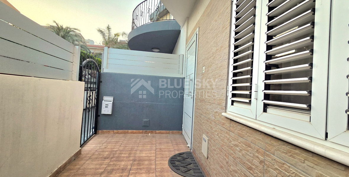 Three Bedroom Semi Detached house 100m from the sea for rent in Neapoli area Limassol