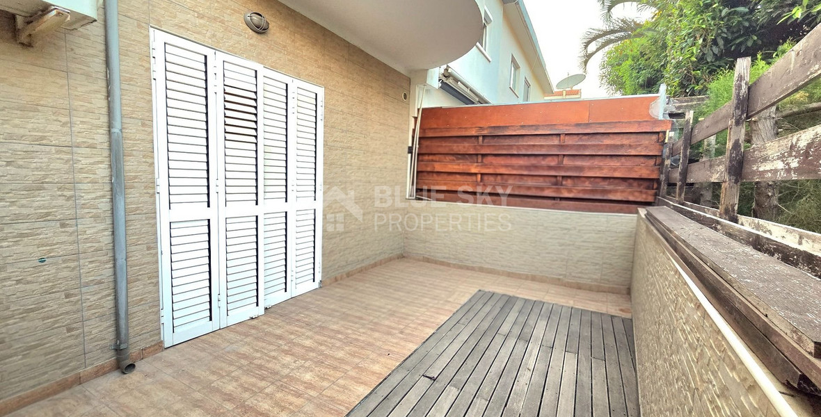 Three Bedroom Semi Detached house 100m from the sea for rent in Neapoli area Limassol