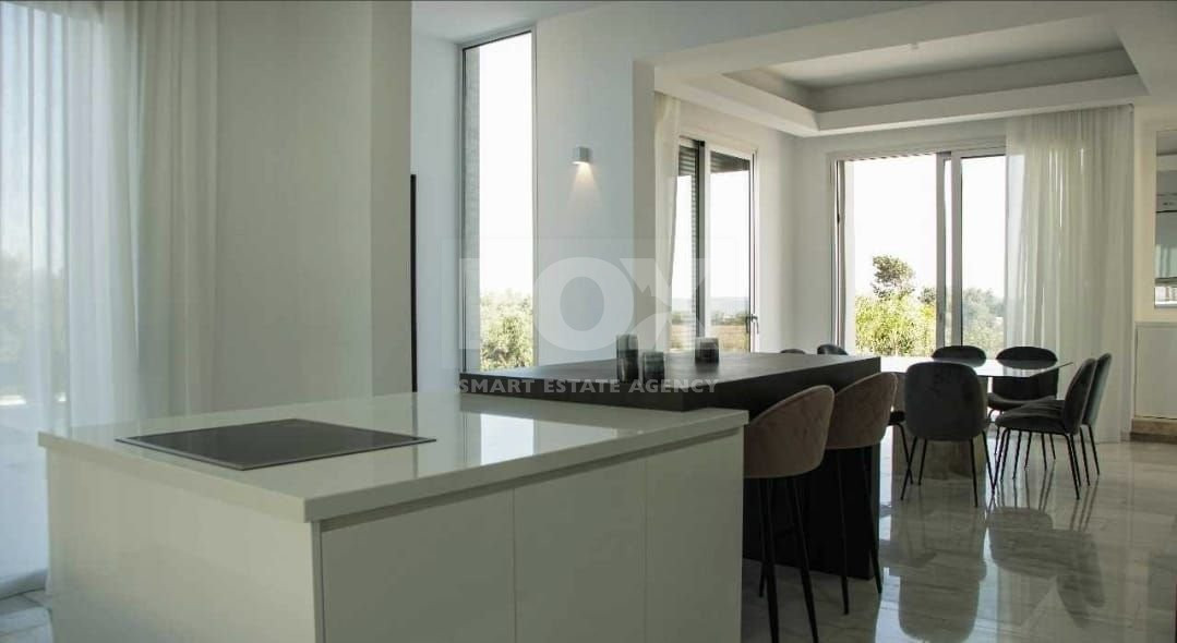 For Rent: Luxury Five Bedroom Villa in Geroskipou Tourist Area just Two Hundred Meters from Sandy Beach.