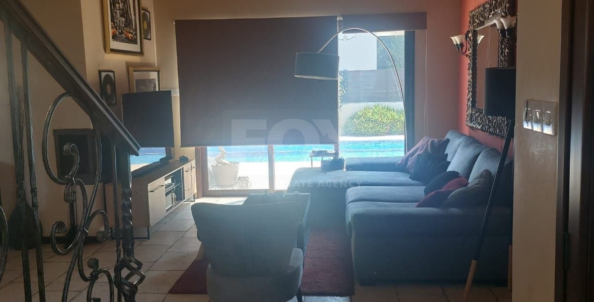 Four bedroom house with swimming pool for rent in Trachoni, Limassol