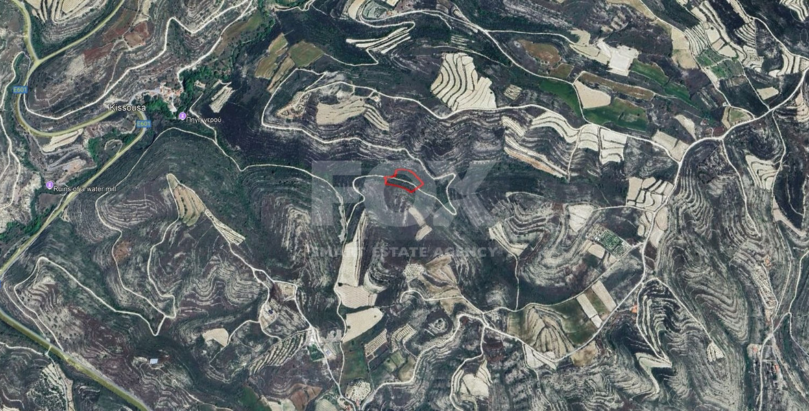 Large 7358 m2 Field for Sale in Kissousa