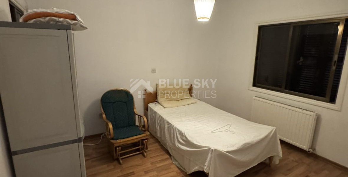 For sale, a three-bedroom bungalow in the Chloraka community in the Paphos district.