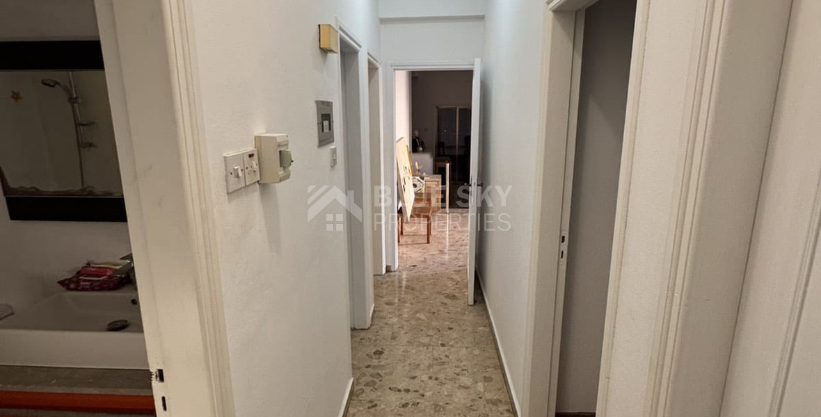 For sale, a three-bedroom bungalow in the Chloraka community in the Paphos district.