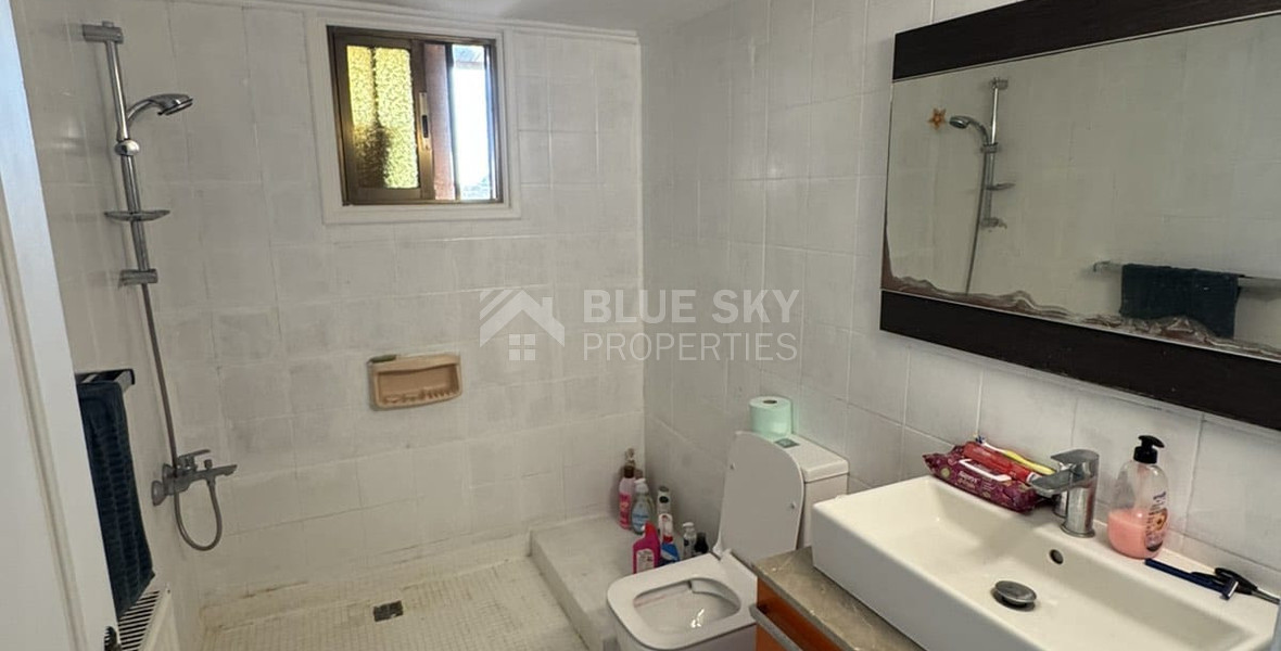 For sale, a three-bedroom bungalow in the Chloraka community in the Paphos district.