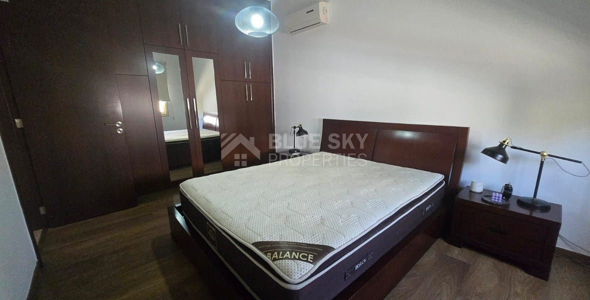 Three bedroom upper house for rent, Omonia, Limassol