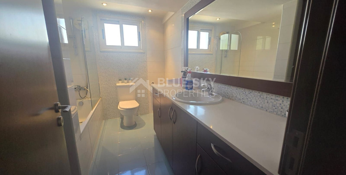 Three bedroom upper house for rent, Omonia, Limassol