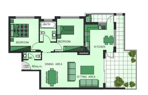 Two bedroom apartment for sale in Potamos Germasogeias, Limassol