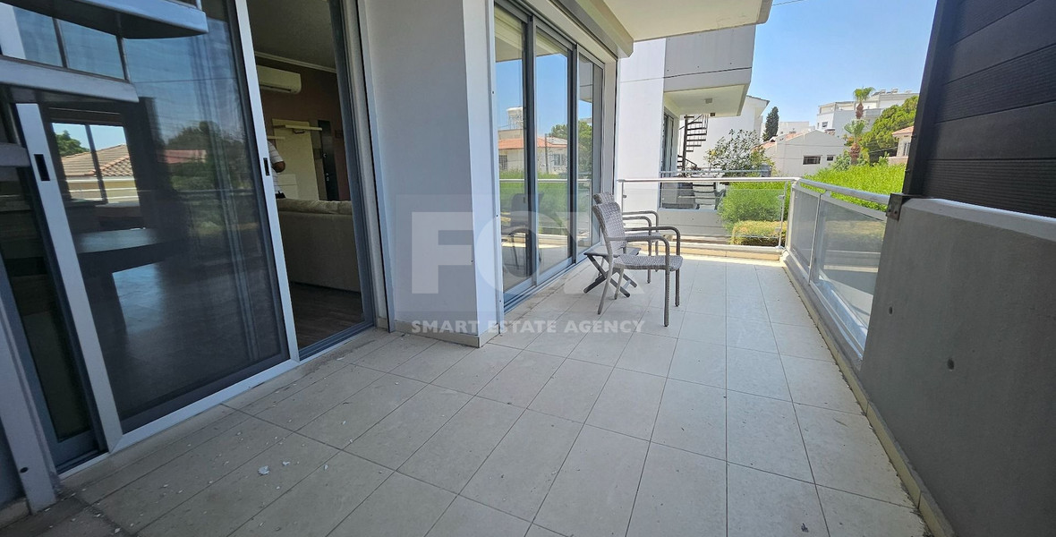 Furnished Two Bedroom Apartment With Roof Garden for rent in Germasogeia Area