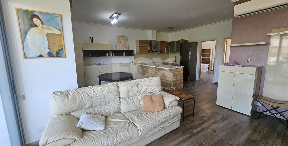 Furnished Two Bedroom Apartment With Roof Garden for rent in Germasogeia Area