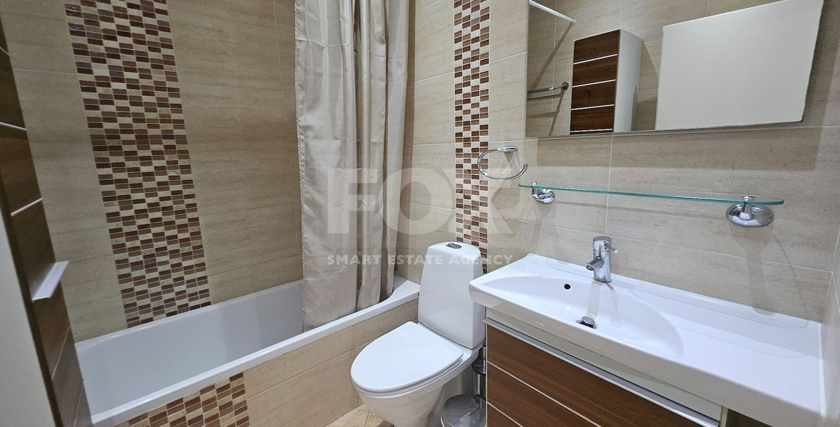 Furnished Two Bedroom Apartment With Roof Garden for rent in Germasogeia Area