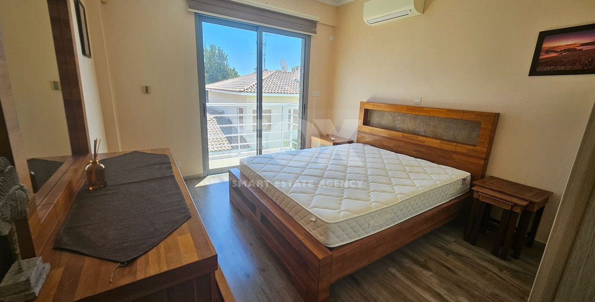 Furnished Two Bedroom Apartment With Roof Garden for rent in Germasogeia Area