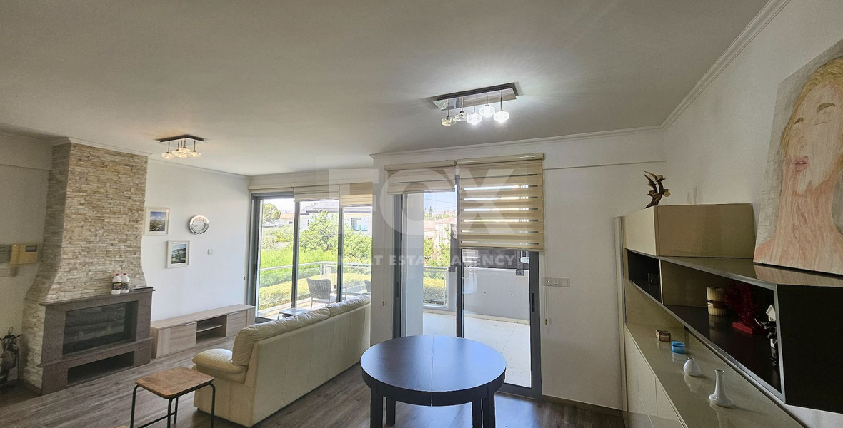 Furnished Two Bedroom Apartment With Roof Garden for rent in Germasogeia Area