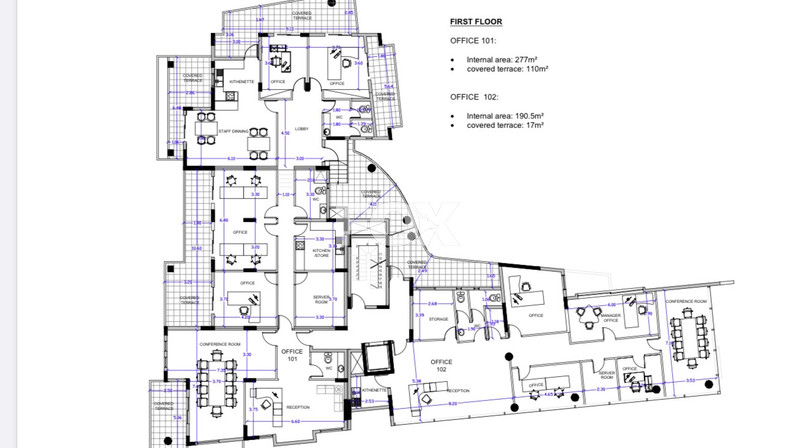 Γραφείο 191 μ² προς ενοικίαση στην τοποθεσία Pafos, Paphos, Cyprus