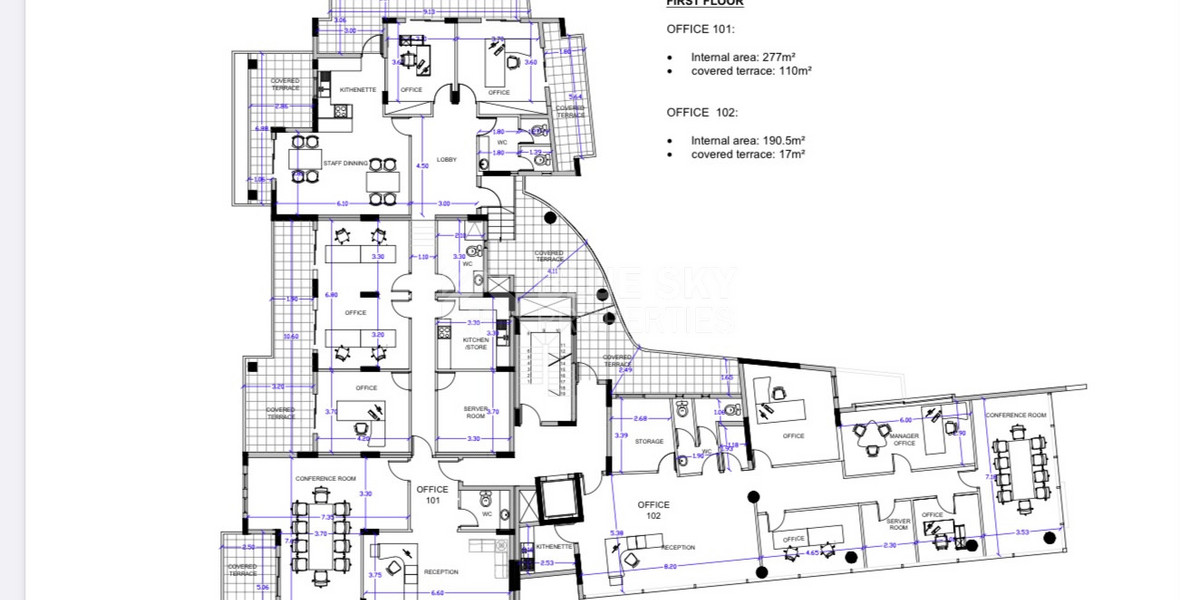Modern First Floor Office for Rent in Central Pafos