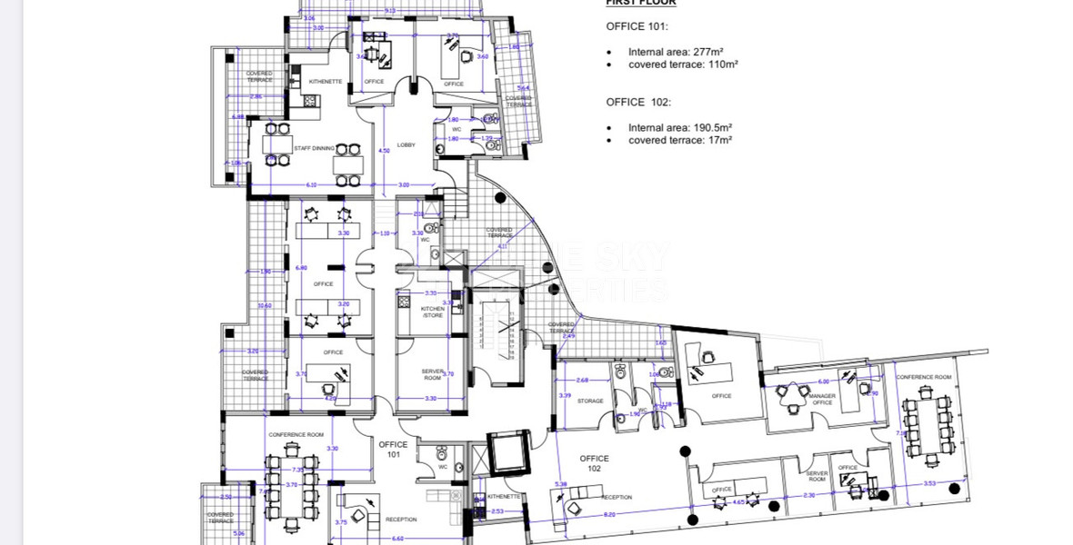 First Floor Office for Rent in Central Pafos