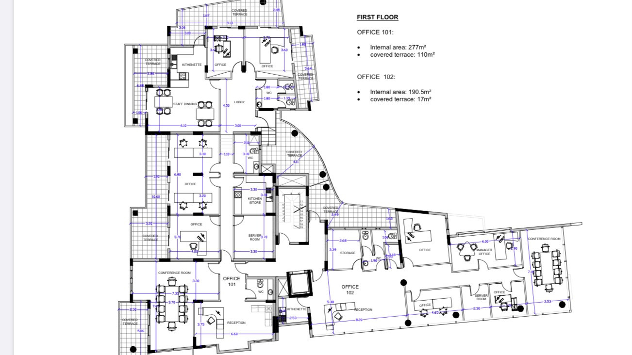 Oficina 191 m² en Pafos, Chipre