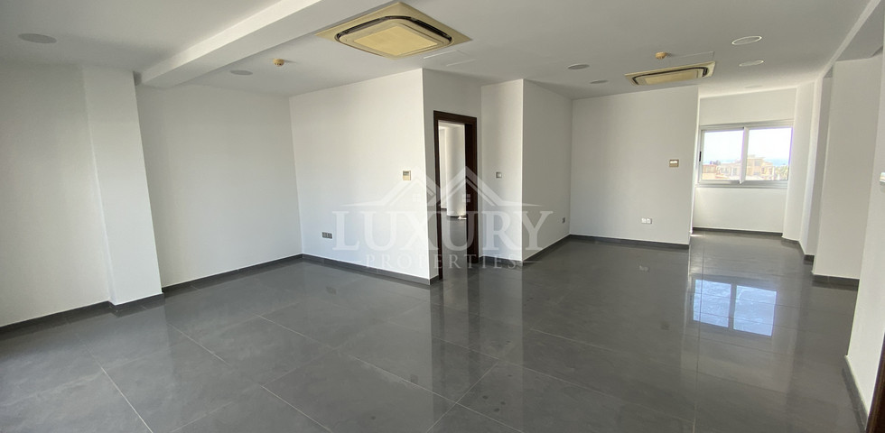 Top Floor Seaview Office in Paphos for rent