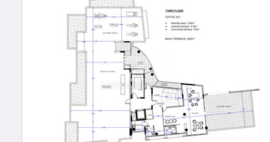 Top Floor Seaview Office in Paphos for rent