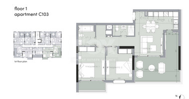 Two bedroom apartment for sale in Zakaki, Limassol