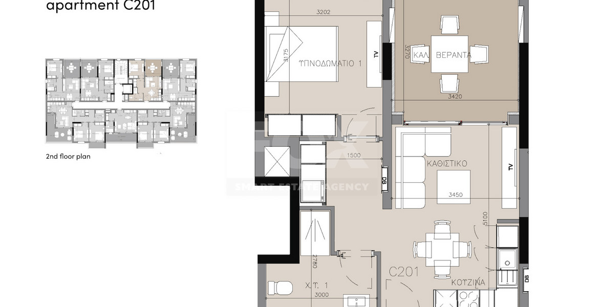One bedroom apartment for sale in Zakaki, Limassol