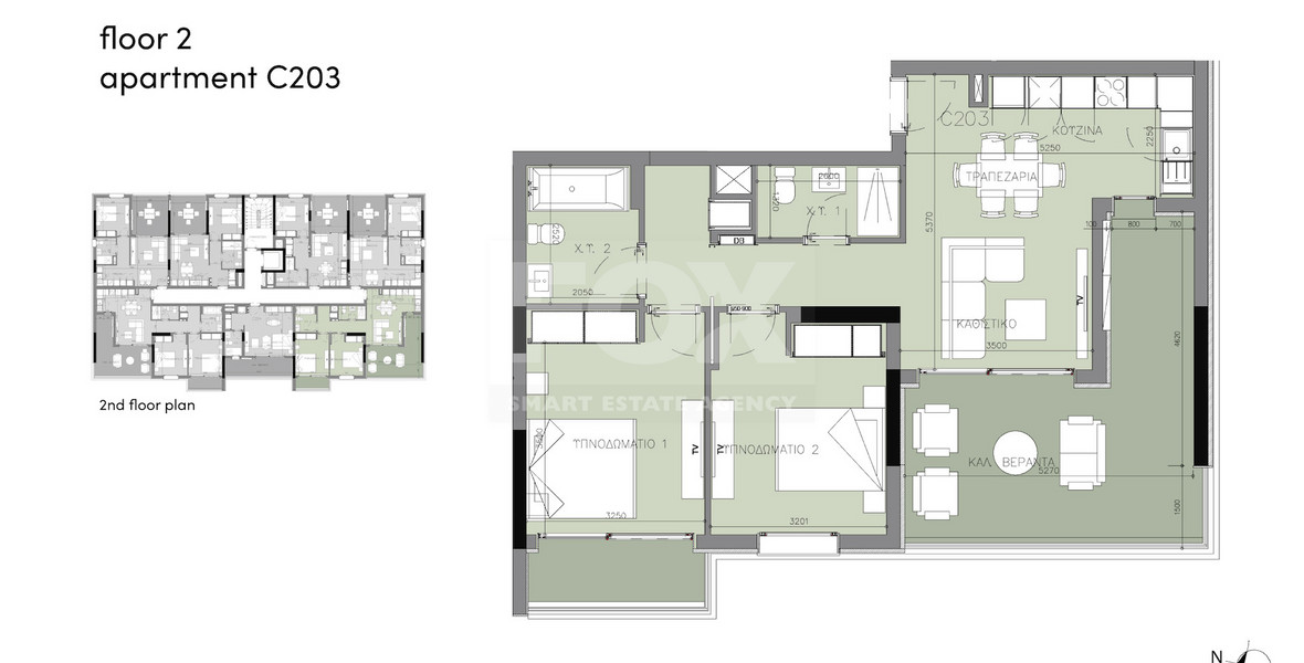 Two bedroom apartment for sale in Zakaki, Limassol