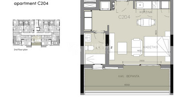 Studio apartment for sale in Zakaki, Limassol