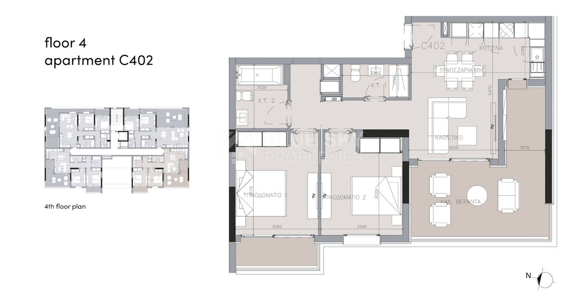 Two bedroom apartment for sale in Zakaki, Limassol
